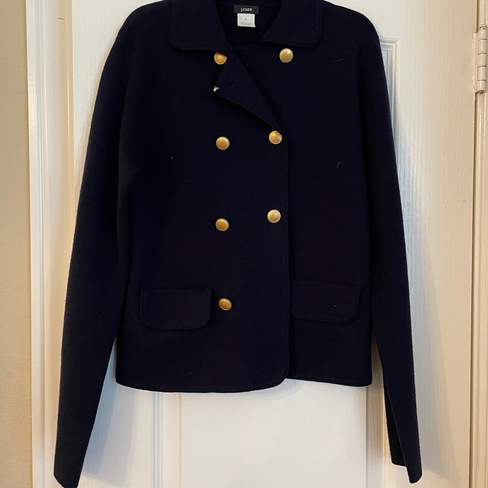 JCrew Double Breasted Belted Cardigan Sz M